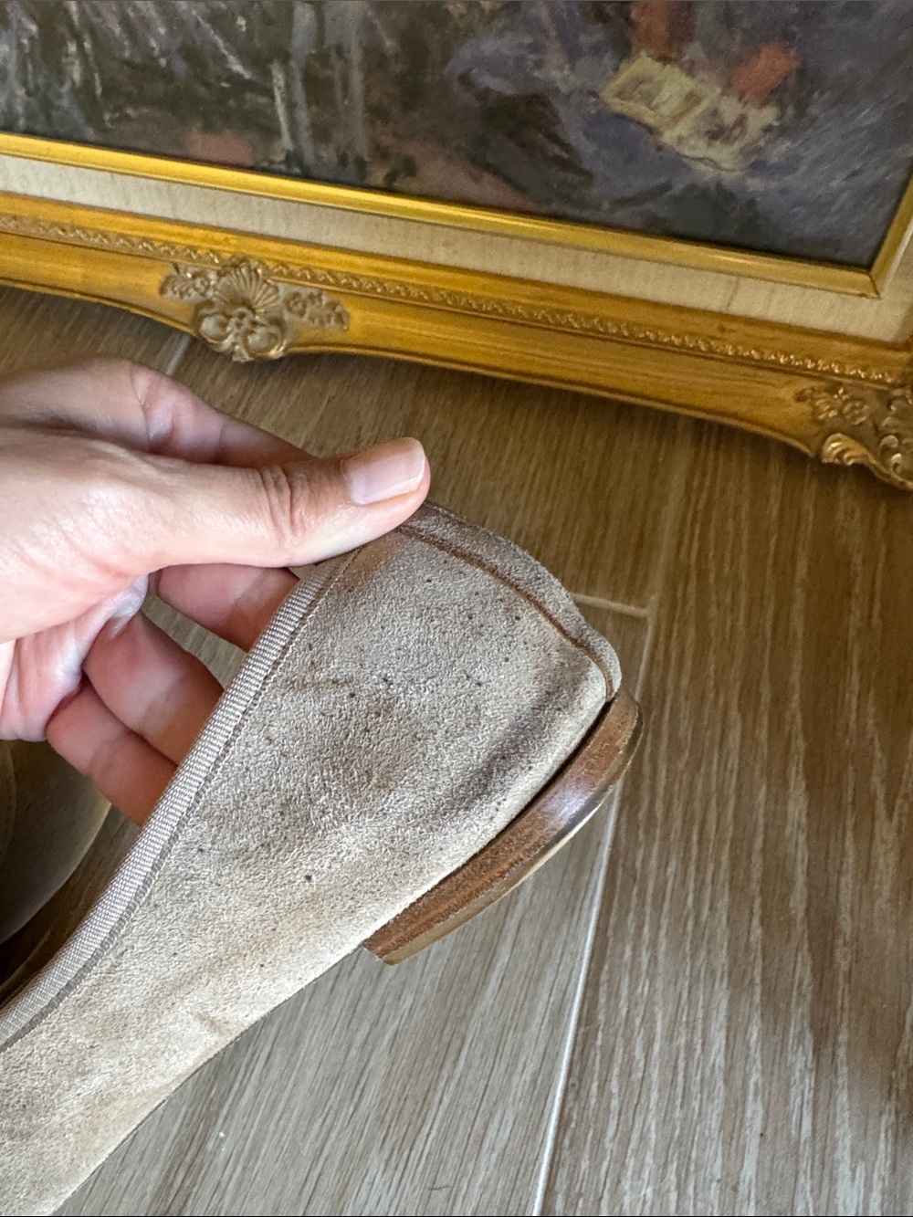 Repetto Cendrillon suede ballet flats beige taupe - Picture 10 of 10